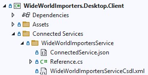 WPF OData Generated Service Client